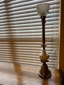 Vintage Rembrandt Masterpiece Brass Torchiere Floor Lamp