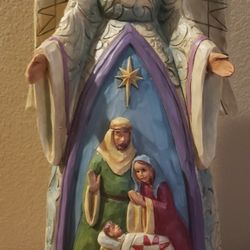 Jim Shore Holiday Living Angel Nativity