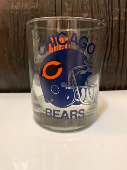 Vintage Chicago Bears Football 1985-86 Monsters of the Midway & Super Bowl XX Whiskey Glasses 