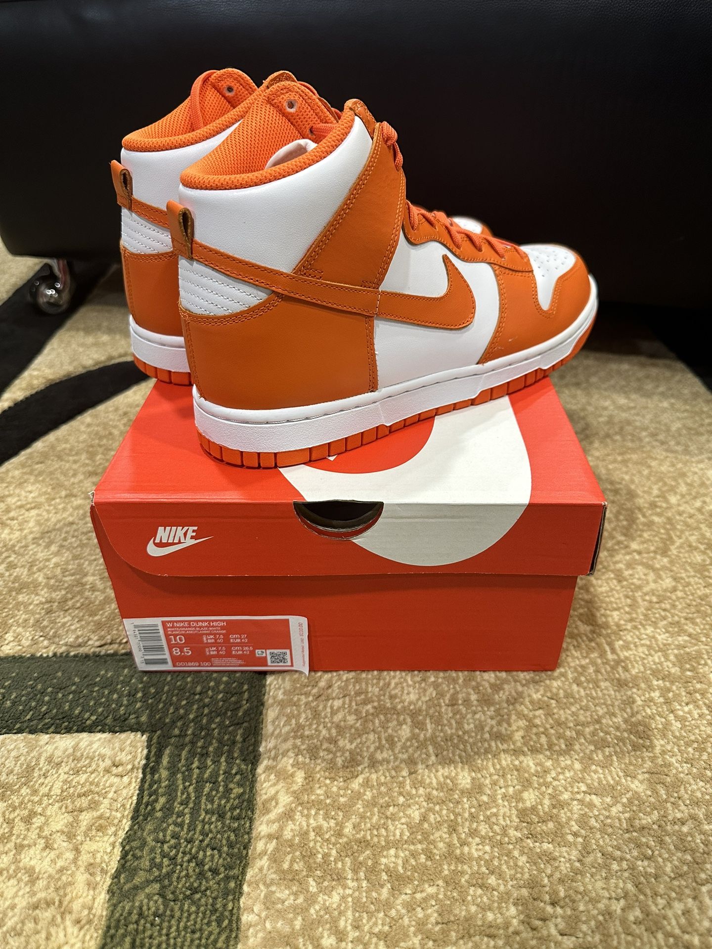 Nike Dunk High Syracuse Size 10 Womens / 8.5 Men