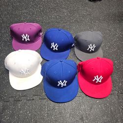 New Era NY Yankees Snapback Caps – Lot of 6