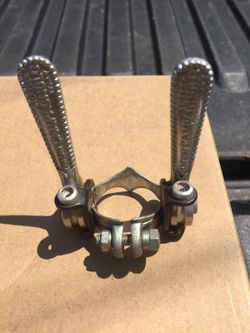 Vintage Campagnolo Valentino Shifters, Derailleurs, came off of an early 70's late 60's Bianchi road bike