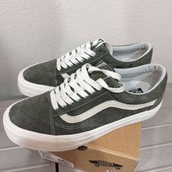 BRAND NEW VANS VAULT OLD SKOOL VR3 LX PIG SUEDE FOREST NIGHT
