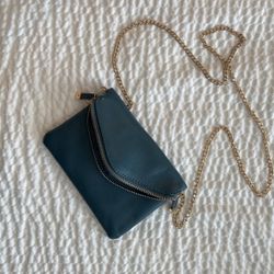 Convertible Clutch purse with Gold Chain