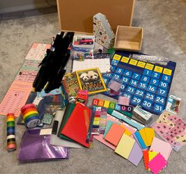 Teacher school Classroom or homeschool supplies bundle