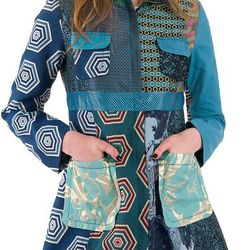 Desigual woman’s long jacket - like new - Medium