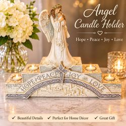Angel Figurine Tealight Candle Holder