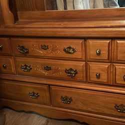 Two Piece Long Dresser