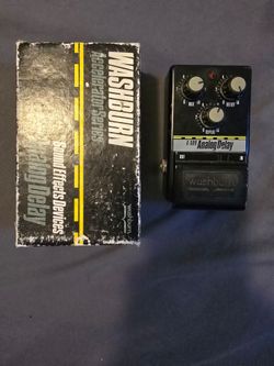 Washburn AD-9 analog delay pedal made in japan