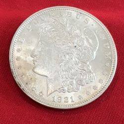 1921 BU Morgan Silver Dollar 