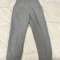 Gray Tapered Dress Pants, Size Small, Brand New