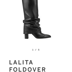 Leather Foldover Leather Boots