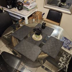 Dining table and chairs $200