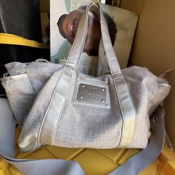 MB Krauss Silver/gray Large Diaper Bag