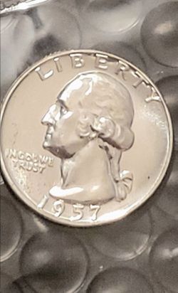 1957 Silver Washington Proof Quarter – 90% Silver