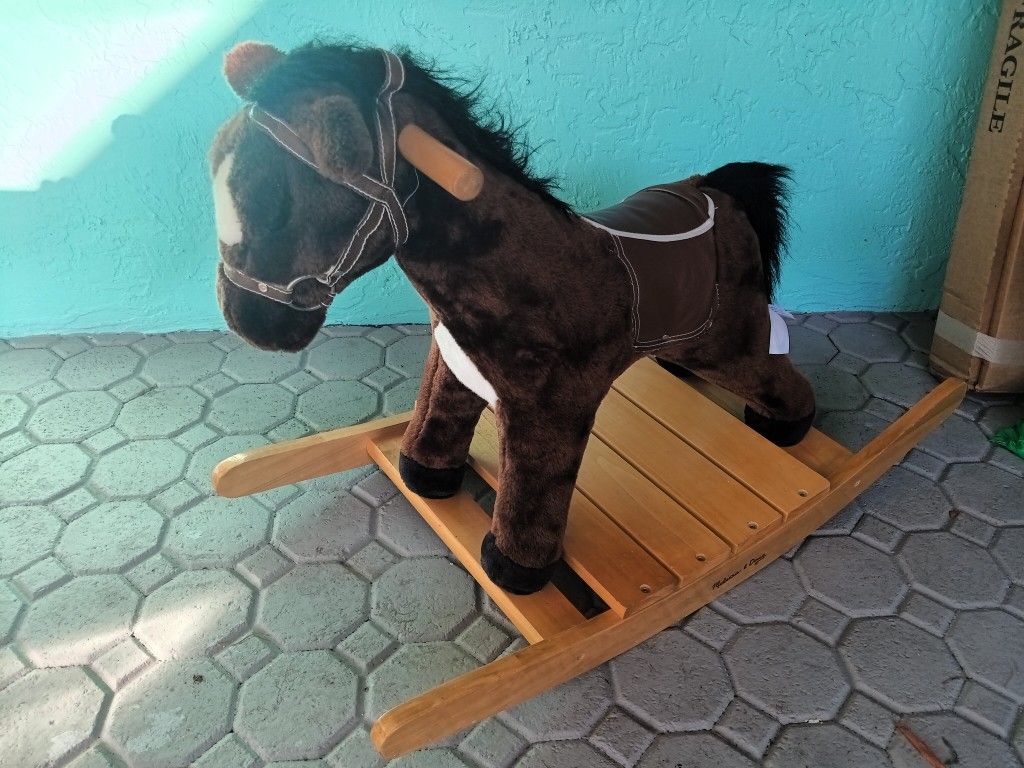 Melissa & Doug Plush Rocking Horse