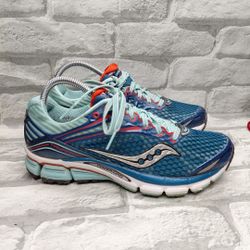 Saucony Ride 9 Women's Size 8 Running Shoes Athletic Trainers Sneakers Blue