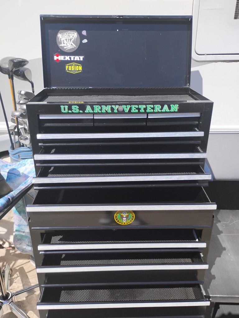 Rolling Tool Cart. Top And Bottom Portions