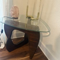 Glass guitar Pick Style End Tables 