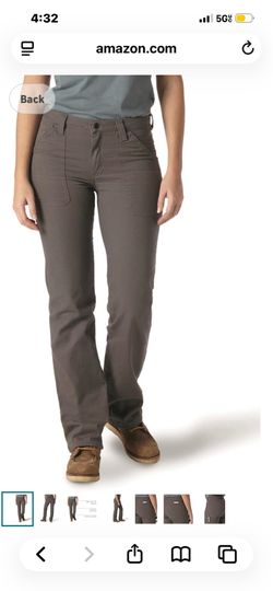 Wrangler Riggs Workwear Womens Regular Fit Work Utility Pants, Loden, 20-32 US