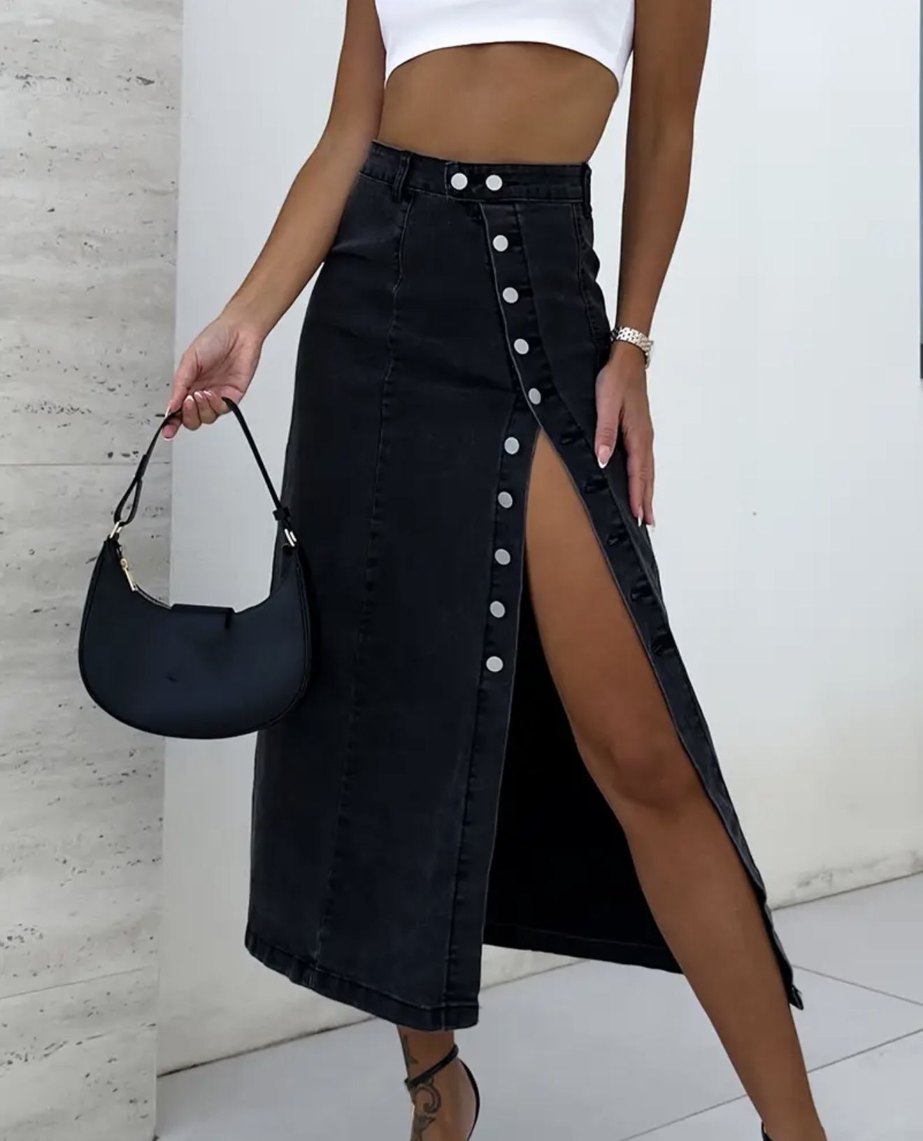 Denim skirt
