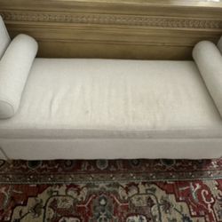 Chaise w Storage & Pillows