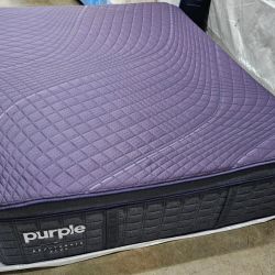 LIKE NEW! Purple Rejuvenate Plus Queen Mattress - Delivery Available