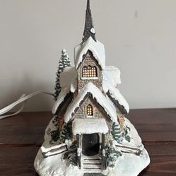 Thomas Kinkade Light Hope Church Hawthorne Christmas Village NO BOX Vintage Y2K