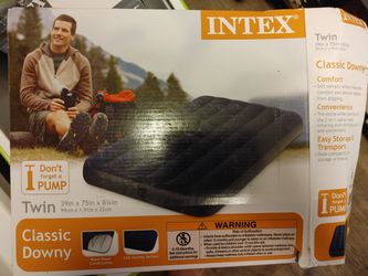 Twin air mattress