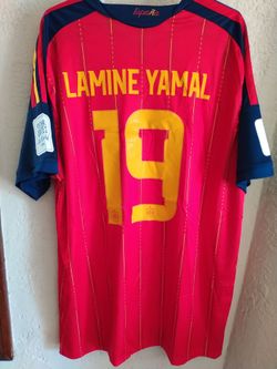 Adidas Authentic Lamine Yamal Soccer Team Jersey