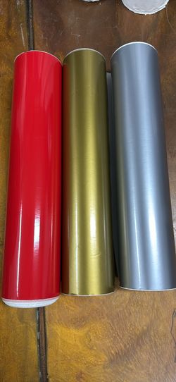 I Have Sticker Vinyl Pricing. The Yard Is Four Dollars. The Size Is 24 Silver Gold And Red.🫵🏻