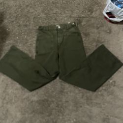 Nordstrom Dark Green Jeans Male/women SIZE 26