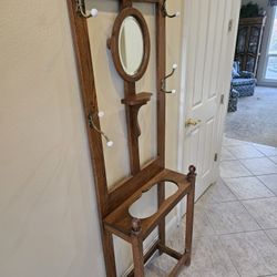 Antique Hall Tree