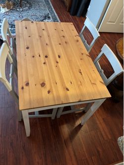 Table and chairs