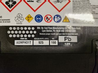 Heavy duty battery
