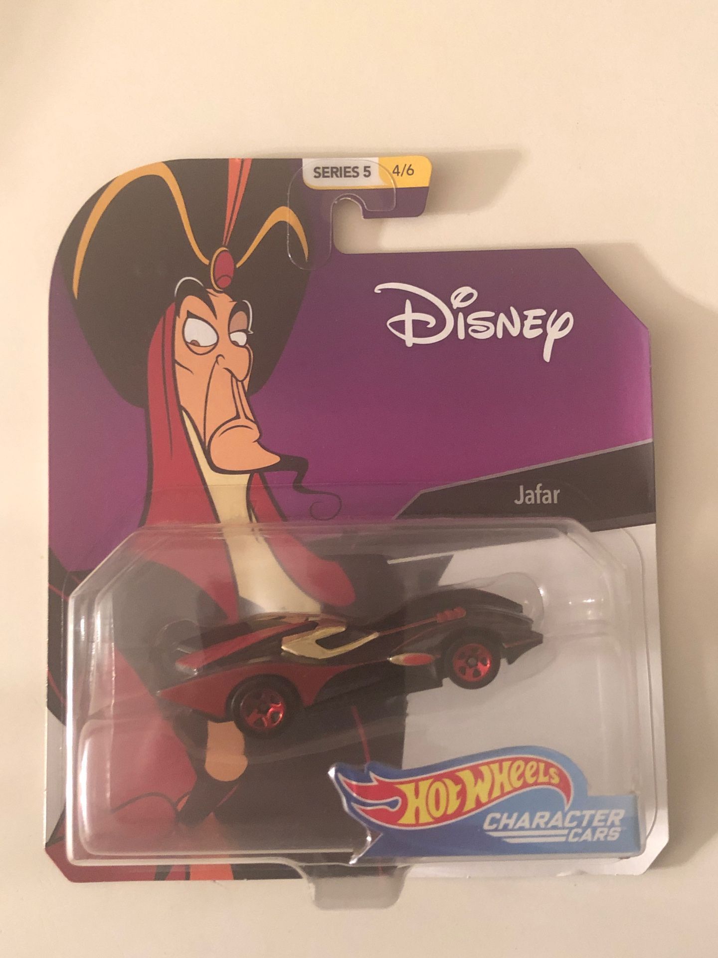 NEW Disney Villian Hotwheels (Character Cars) JAFAR from Aladdin