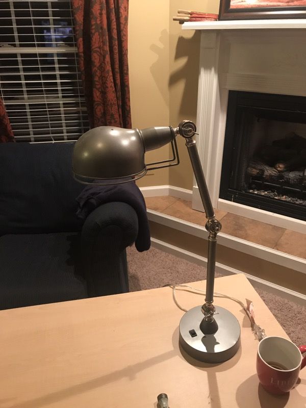 Large Working Lamp 3ish feet tall. Moveable.