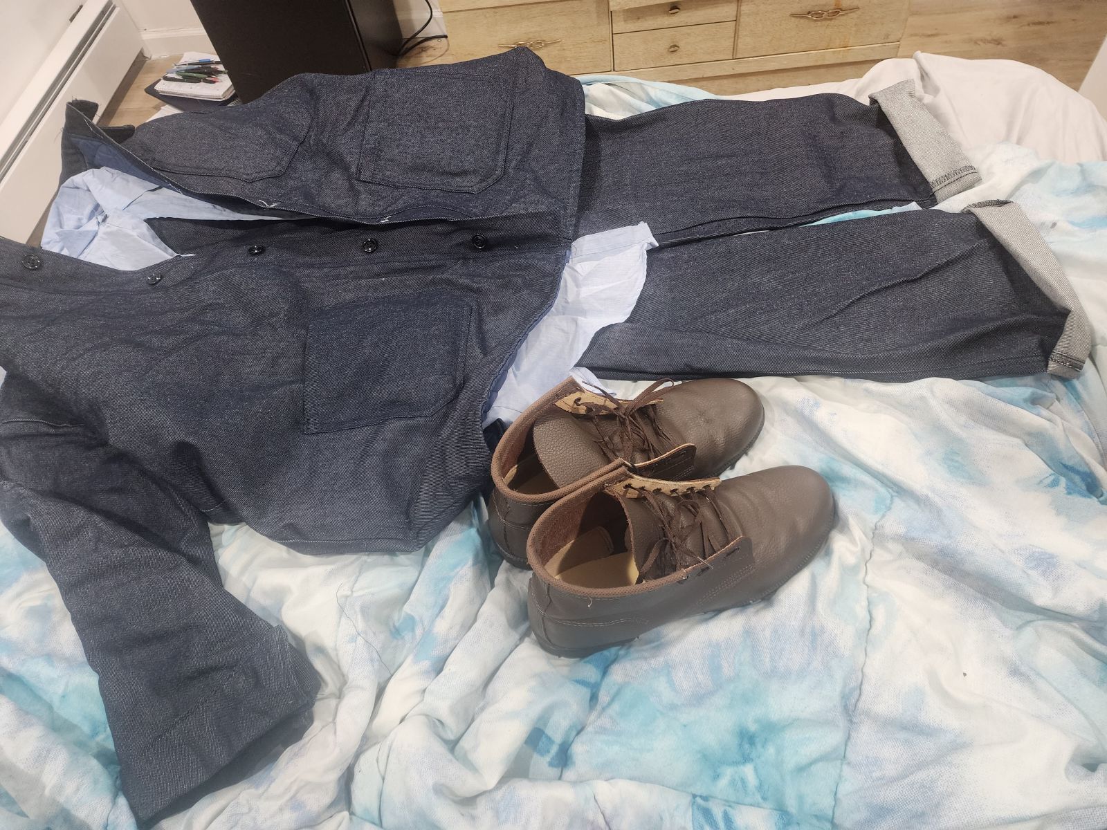 PA state Issued Prison Outfit N Boots