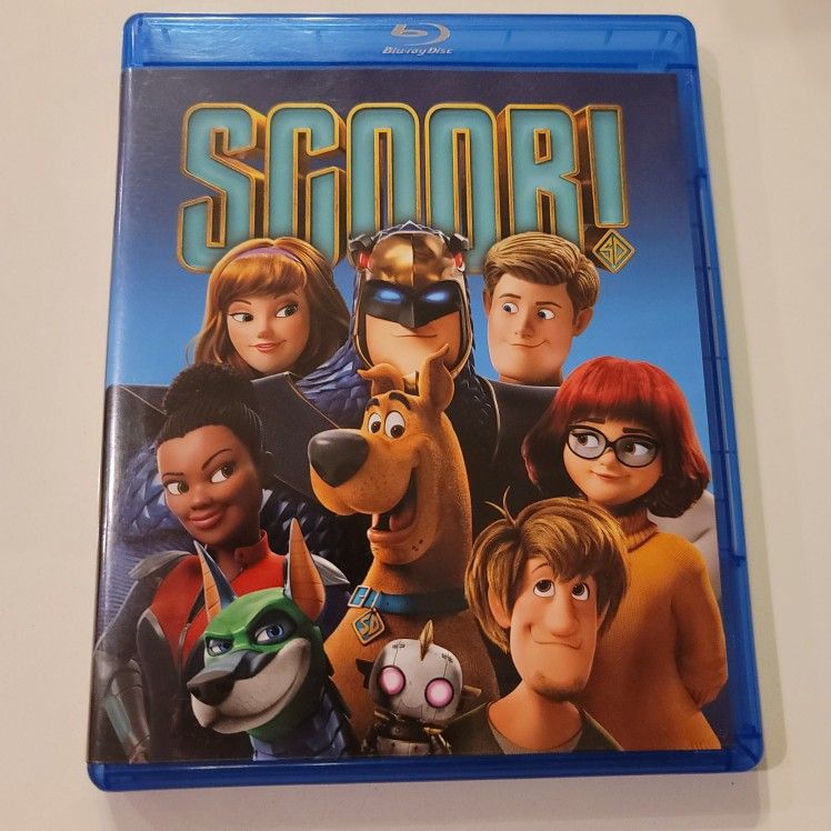 $5 BLU RAY MOVIE. SCOOB !.  BLU RAY  ONLY. NO DIGITAL. $5 OR TRADE FOR A MOVIE TITLE I DO NOT ALREADY OWN.