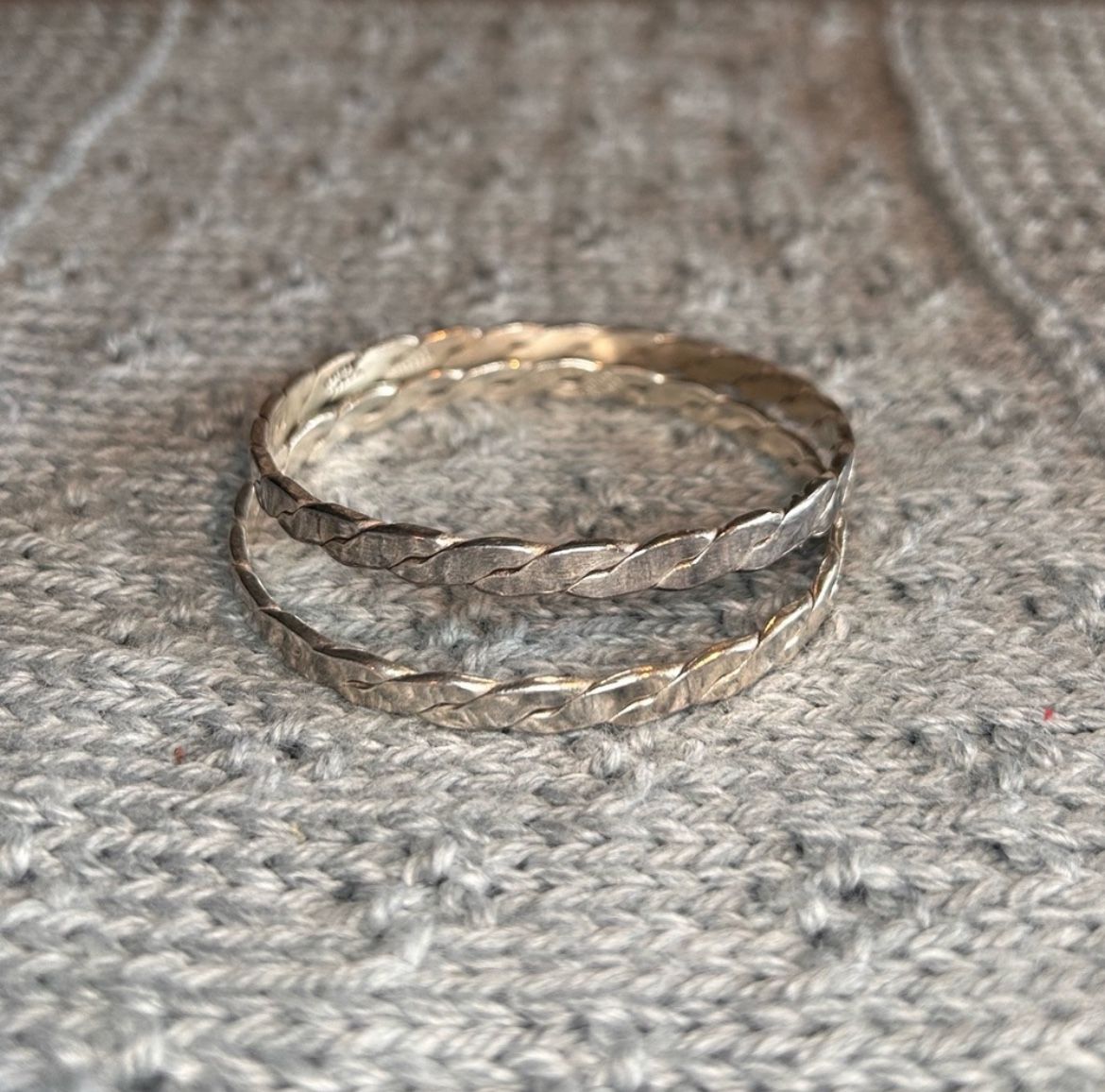 Vintage 925 Sterling Silver Taxco Bangles