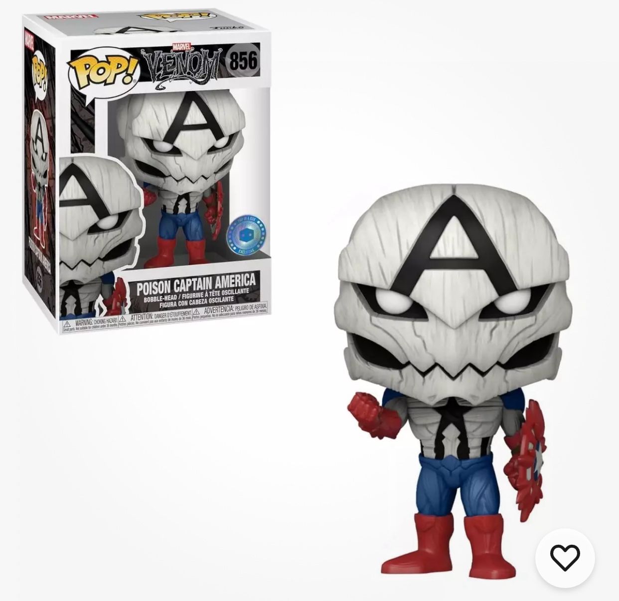 Funko POP! Venom: Poison Captain America (Pop In A Box) #856