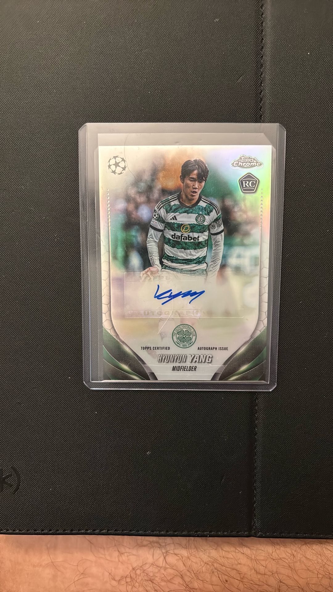 topps chrome Hyunyun Yang autograph