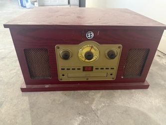 Electro Brand Stereo System  Internal Speakers, AM/FM CD Cassette Record player
