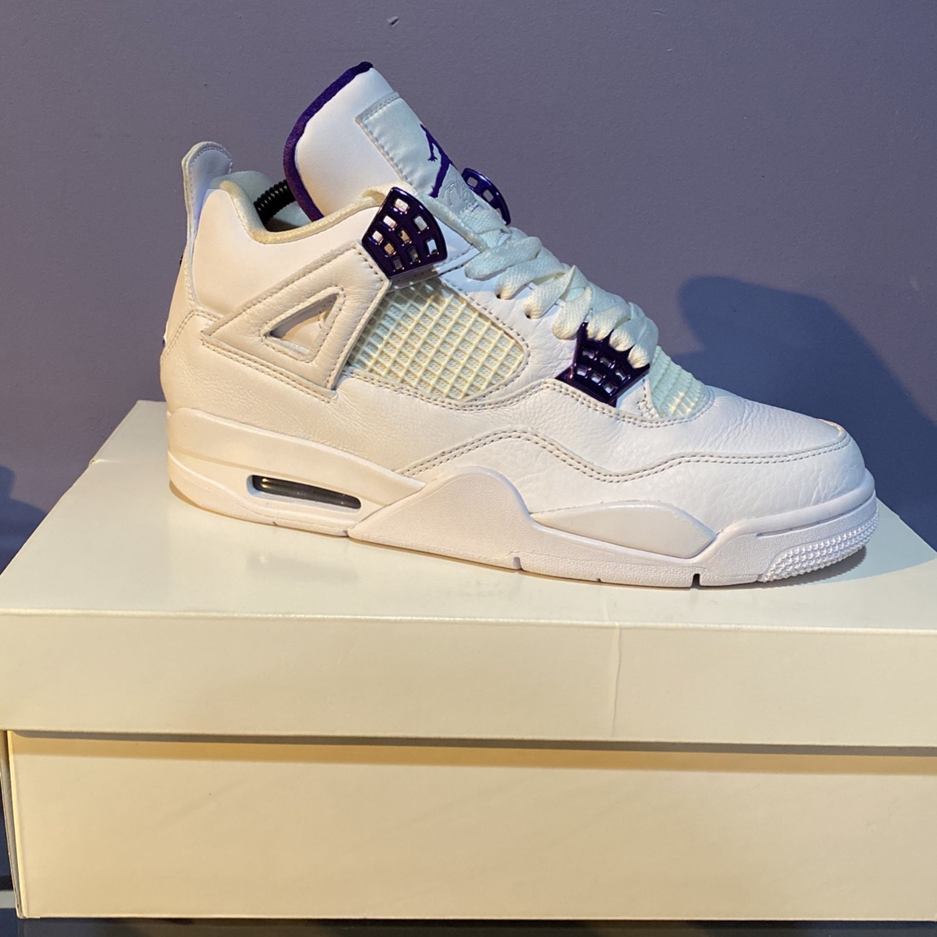 air jordan 4 metallic purple womens