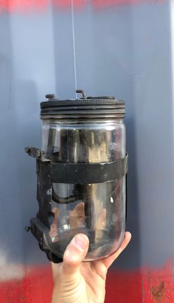 1950s gm windshield washer fluid container and pump