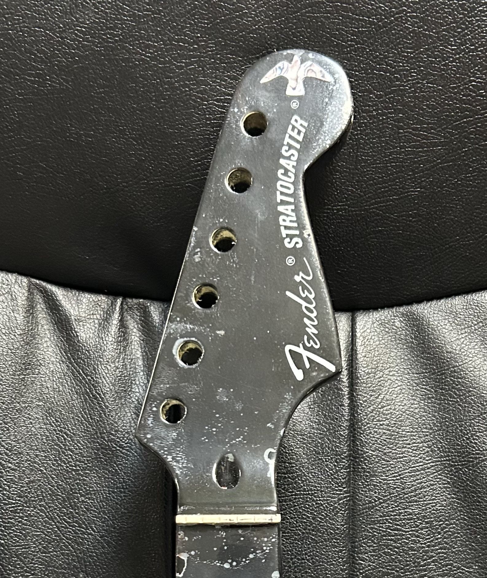 Black Fender Stratocaster Neck Decor Or Project