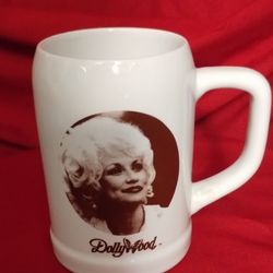 Large Ceramic Dollywood Coffee Mug