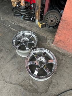 OG Volk TE37 chrome plated