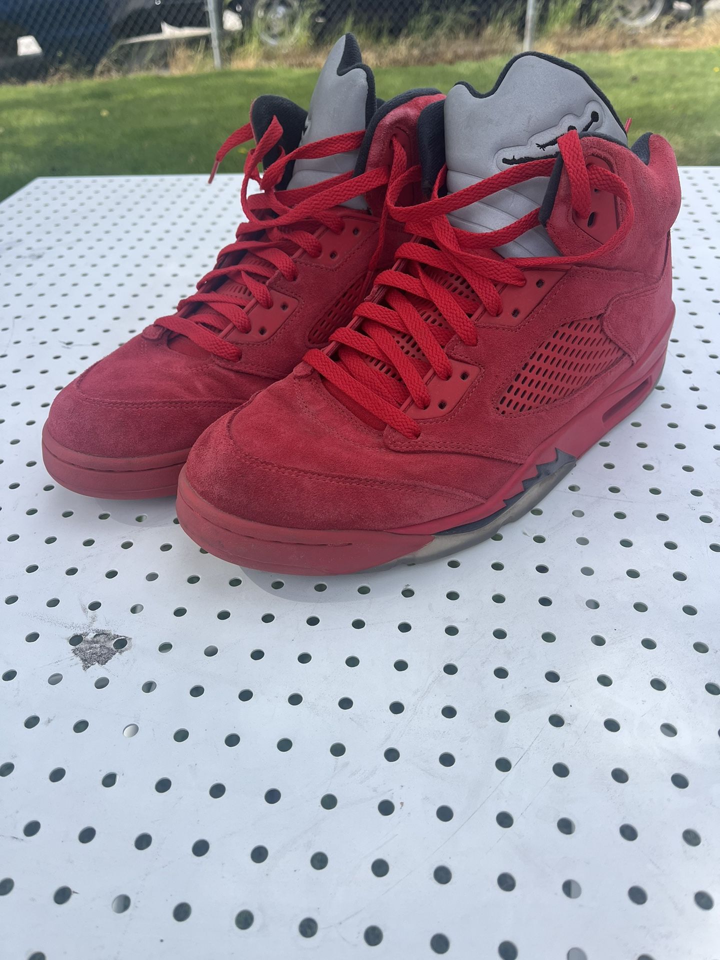 Jordan 12 Red Suede Size 12