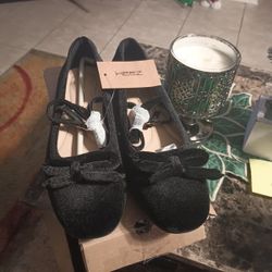 HEEZ Women's Velvet Ballet Flats w/Bow Ankle Strap Ballerina Casual Dress Shoes